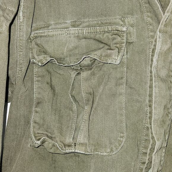 GRLFRND DORIAN Atlantic CITY Green Oversized Cropped Jacket L - Picture 3 of 11